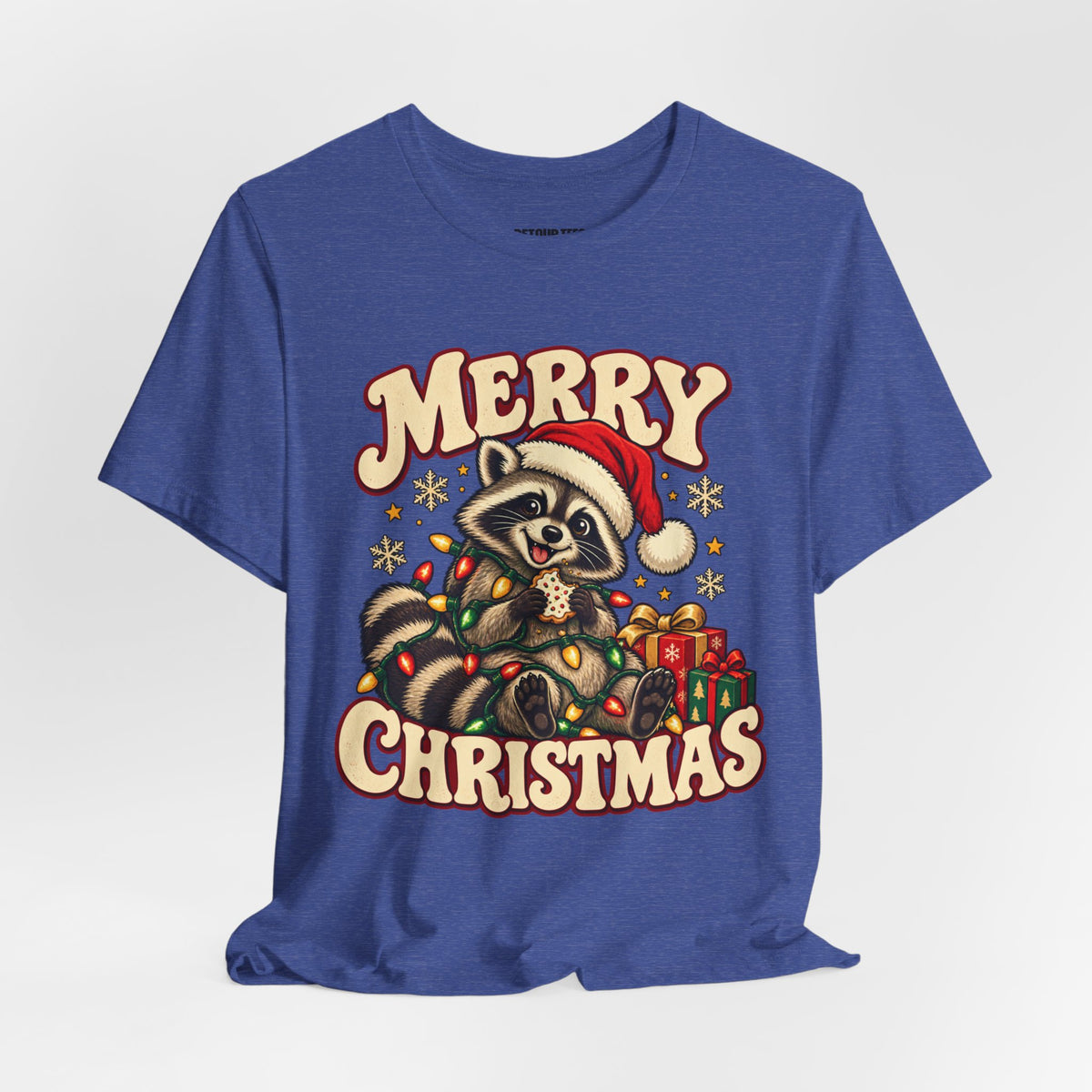 Merry Christmas Raccoon Tee