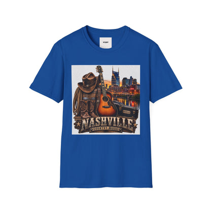 Nashville Skyline Guitar T-Shirt