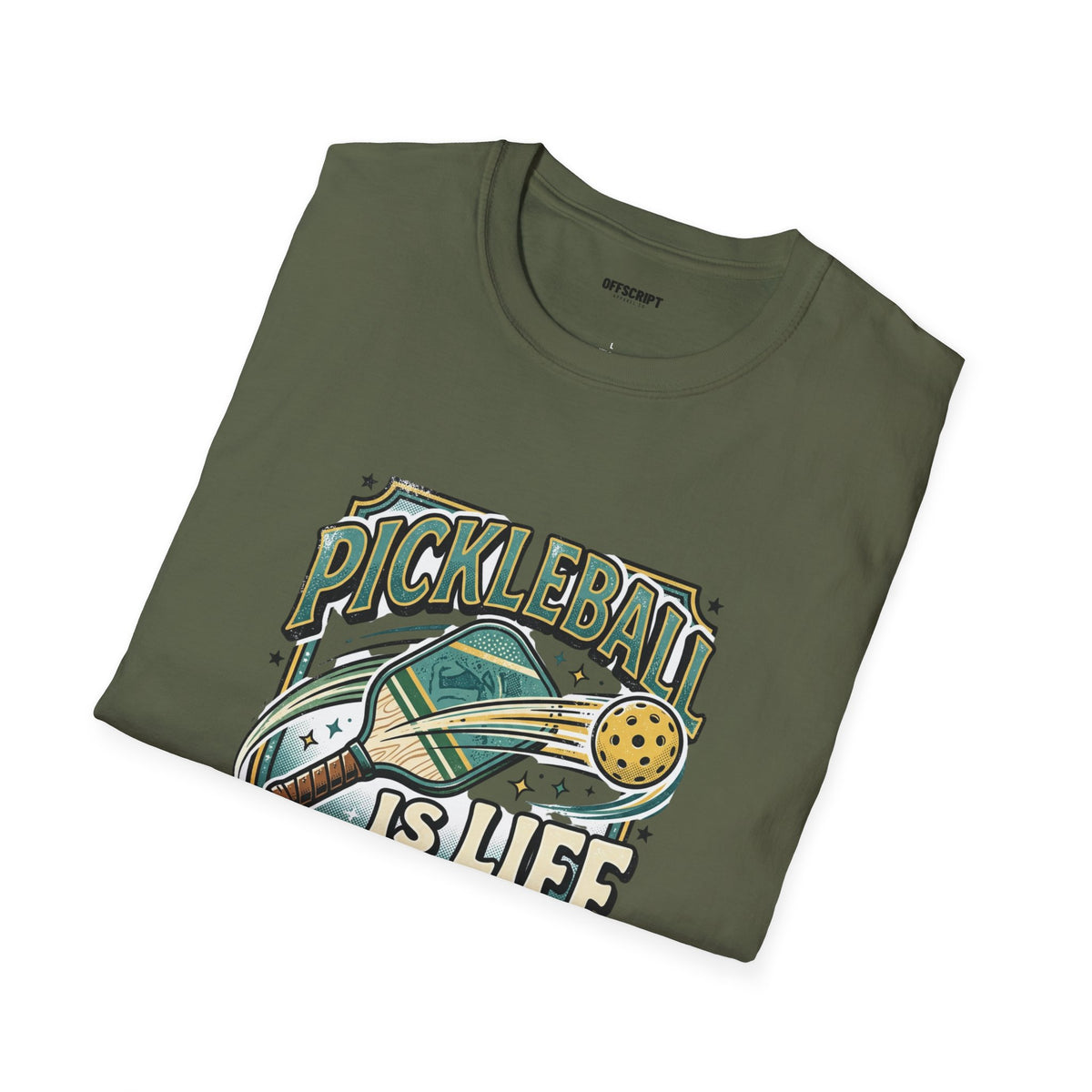 Pickleball Is Life T-Shirt — Retro Paddle & Ball Graphic Tee for Players