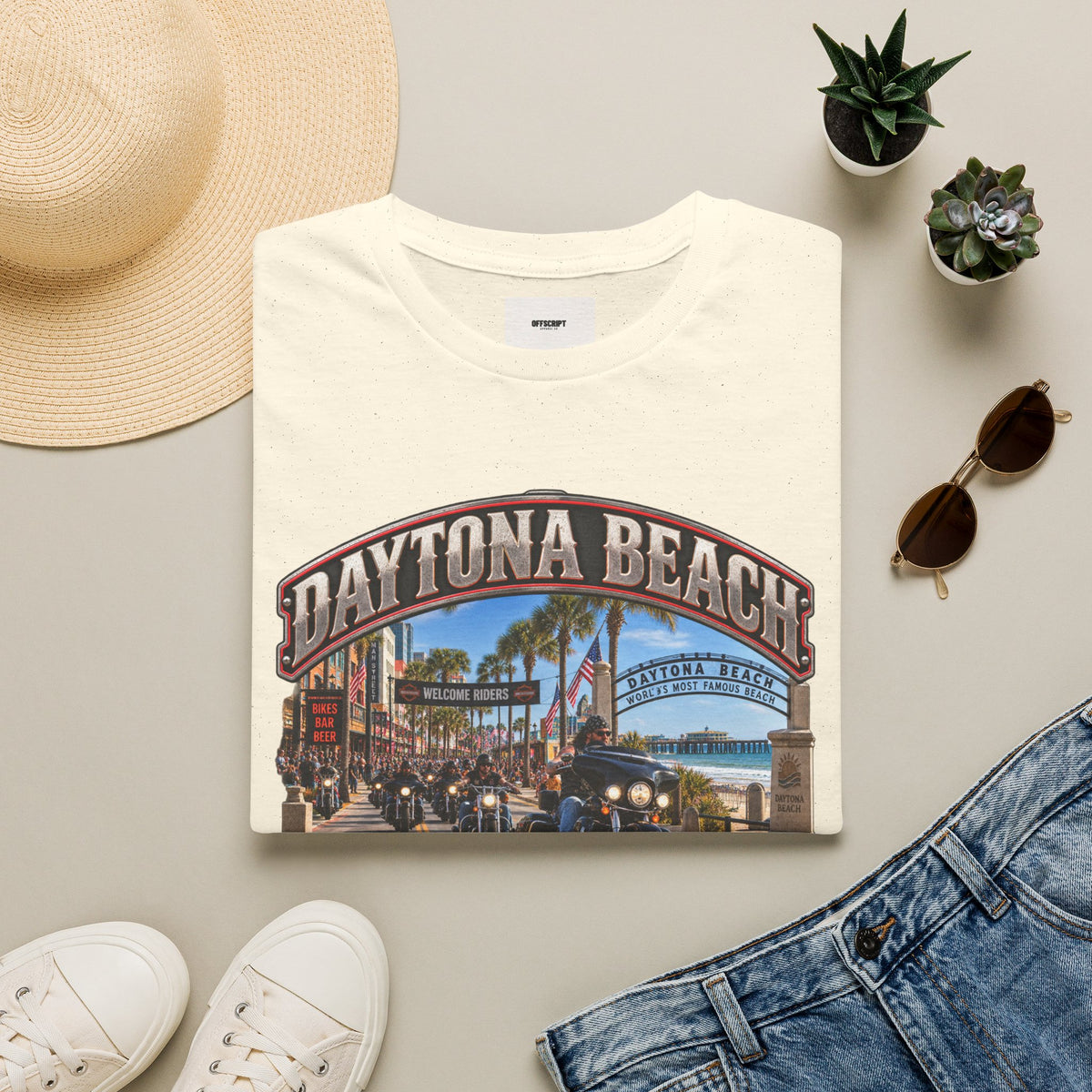 Daytona Beach Bike Week T-Shirt — Vintage Motorcycle Rally Tee