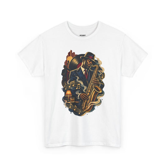 Saxophone Jazz Musician T-Shirt — Vintage Sax Player Tee