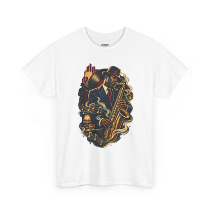 Saxophone Jazz Musician T-Shirt — Vintage Sax Player Tee
