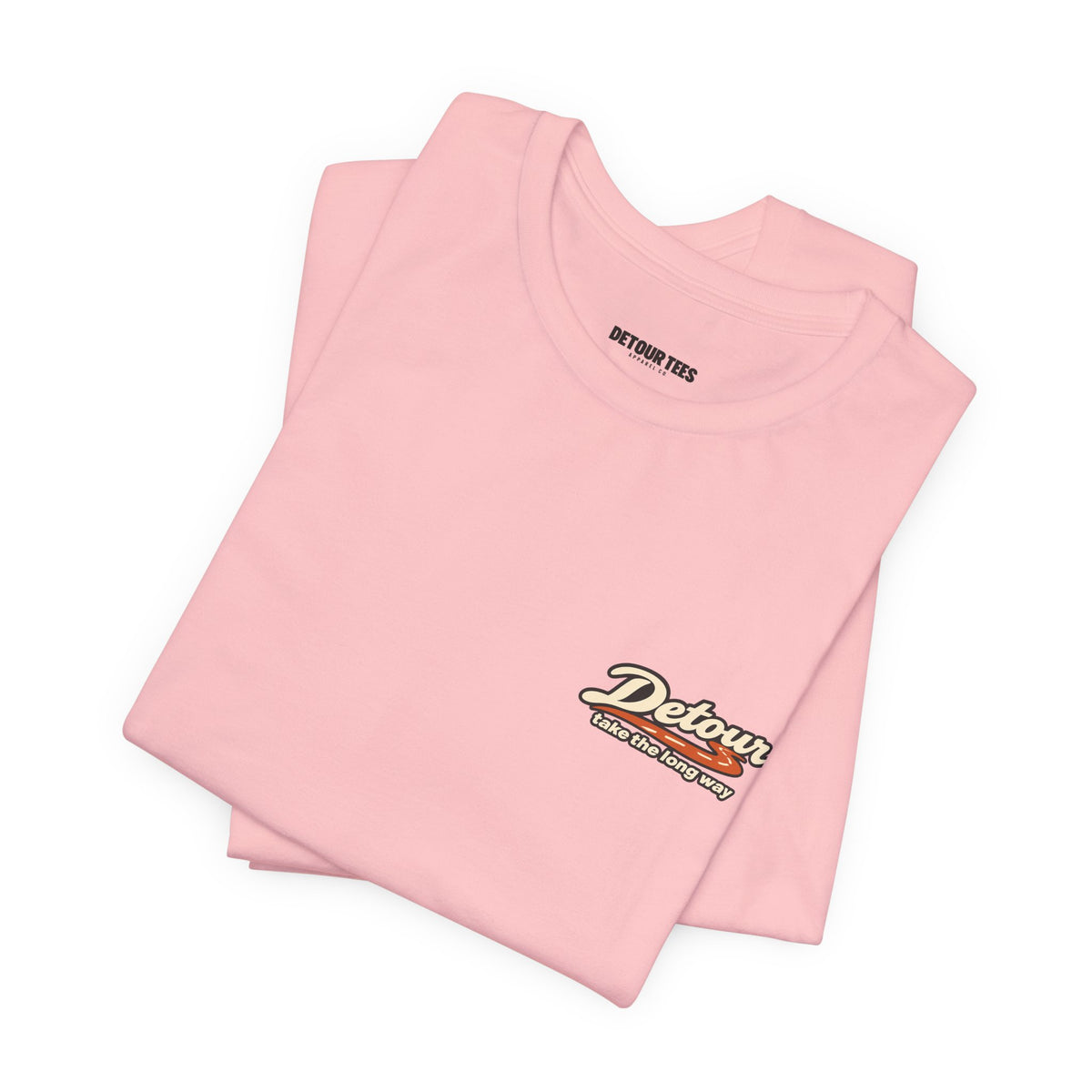 Detour Take the Long Way Road Trip Graphic T-Shirt