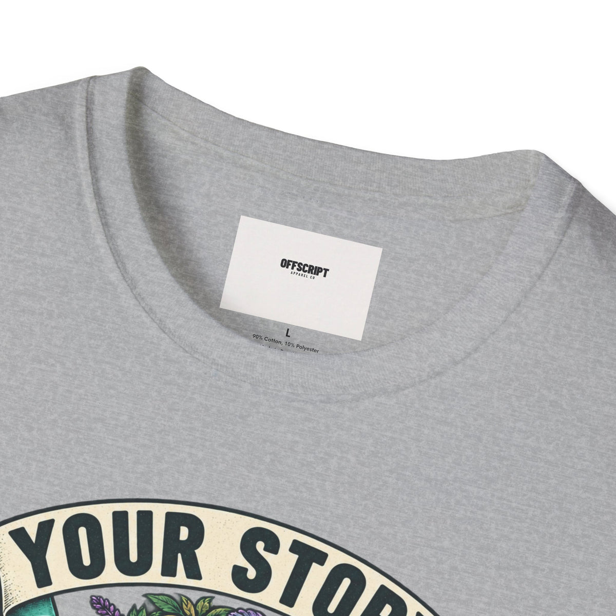'Your Story Isn't Over' Floral T-Shirt — Inspirational Mental Health Tee