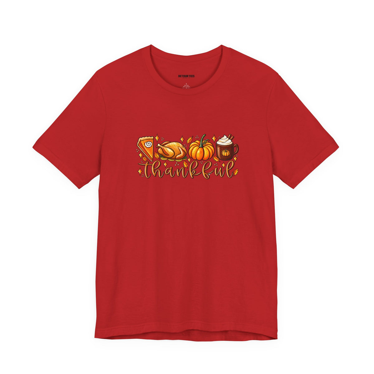 Thankful Harvest Tee — Thanksgiving Pumpkin & Pie Fall Shirt