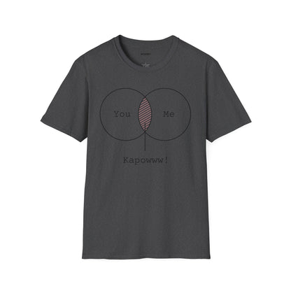 You + Me Venn Diagram T-Shirt — "Kapowww!" Graphic Tee
