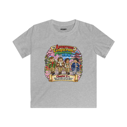 Kids Adventure Tee — 'The Adventure of Langstroth & Pepperwood' Illustrated Story Shirt