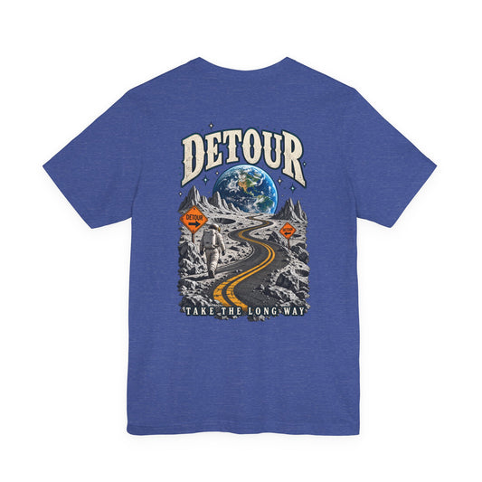 Detour Adventure Tee — 'Take the Long Way' Graphic T‑Shirt