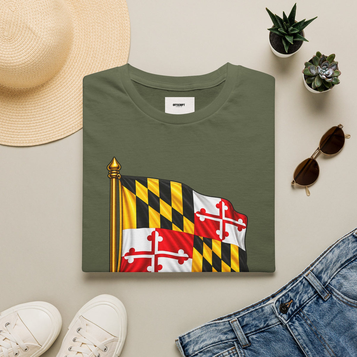 Maryland Flag T-Shirt — State Pride Graphic Tee