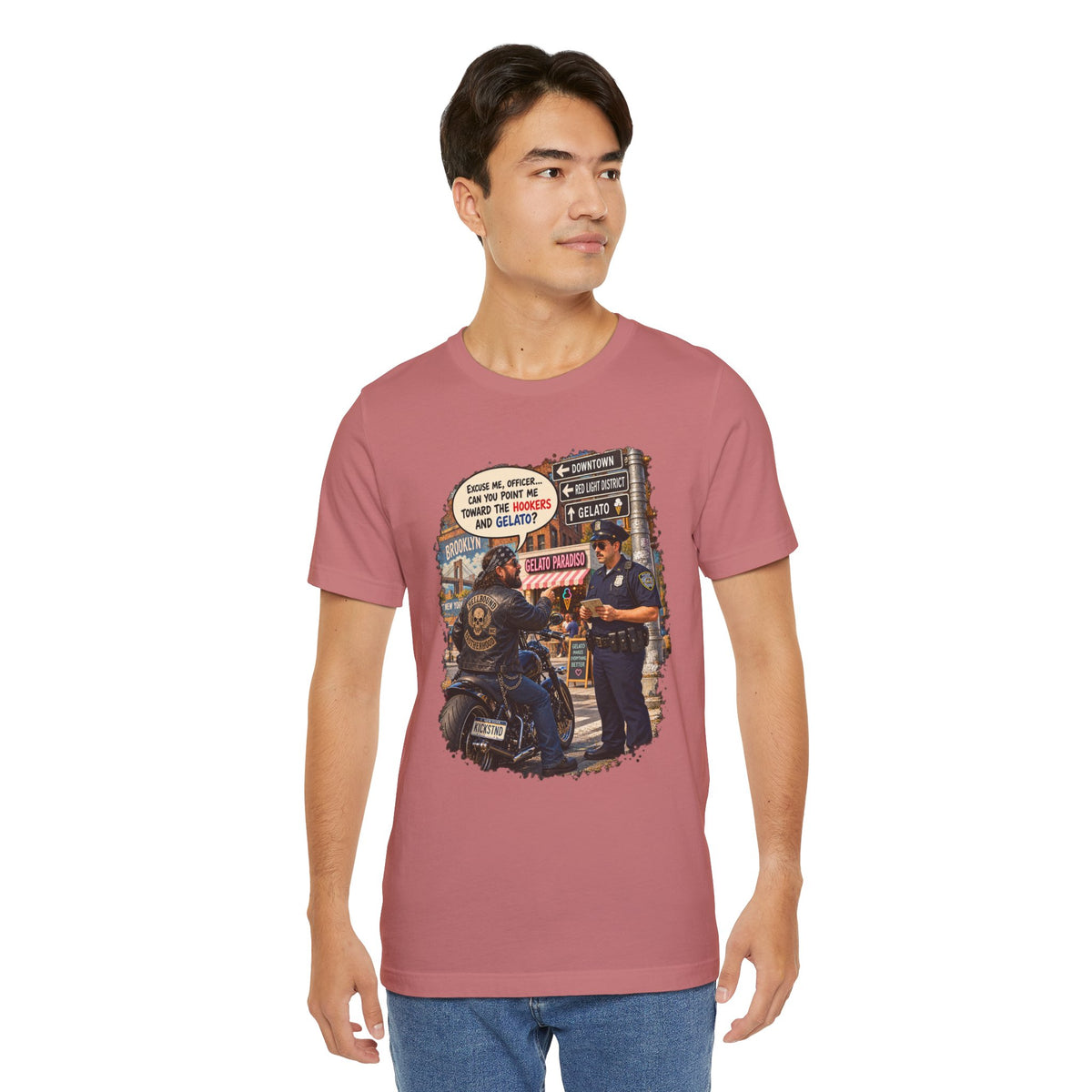 Motorcycle Rider Vintage Graphic Tee
