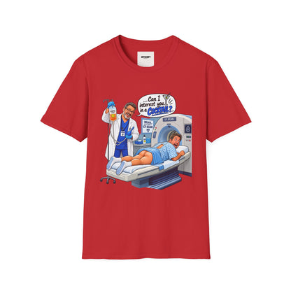 CT Tech T-Shirt — Funny ‘Can I Interest You in a Cocktail?’ Radiology Shirt