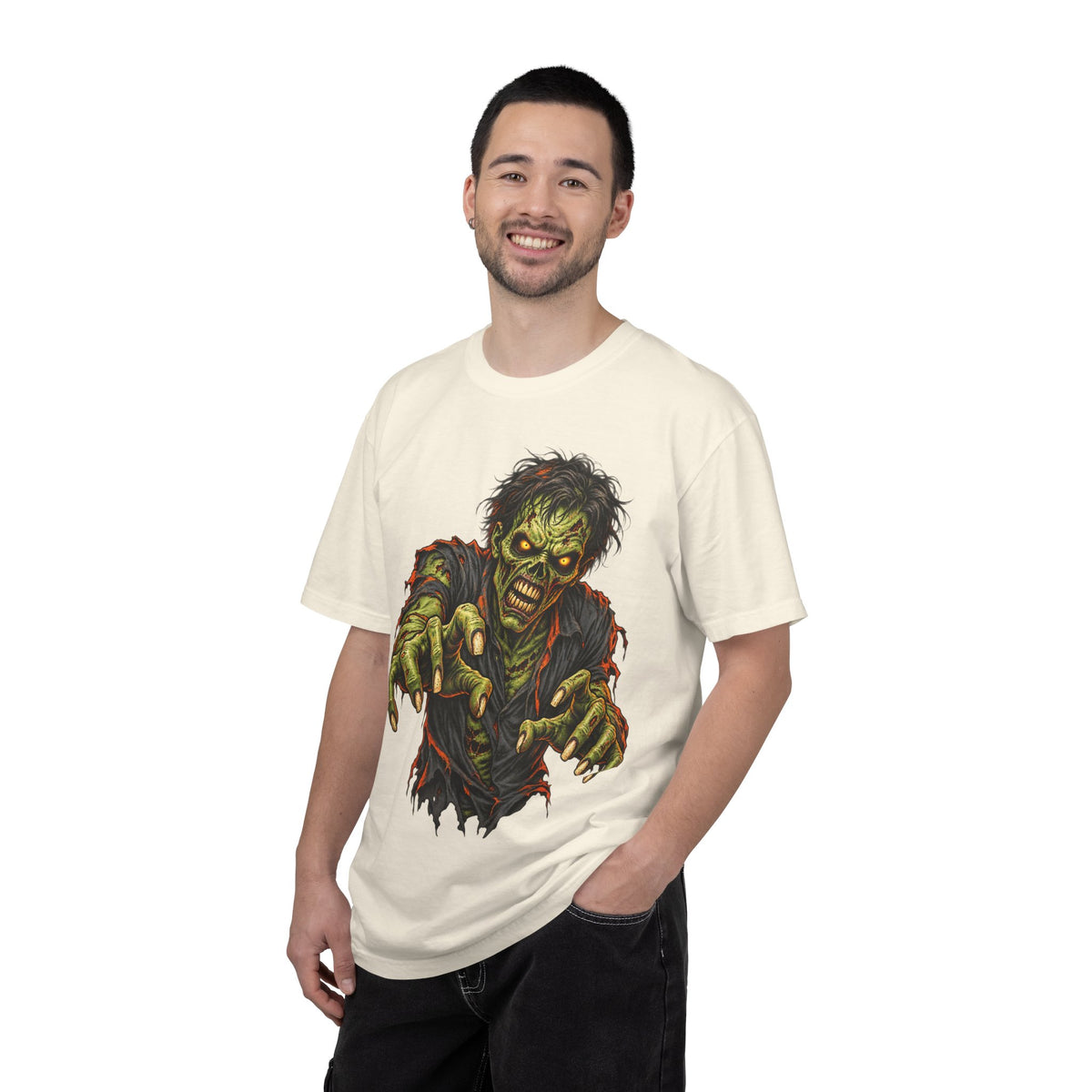 Zombie Attack T‑Shirt — Graphic Horror Tee for Halloween & Horror Fans