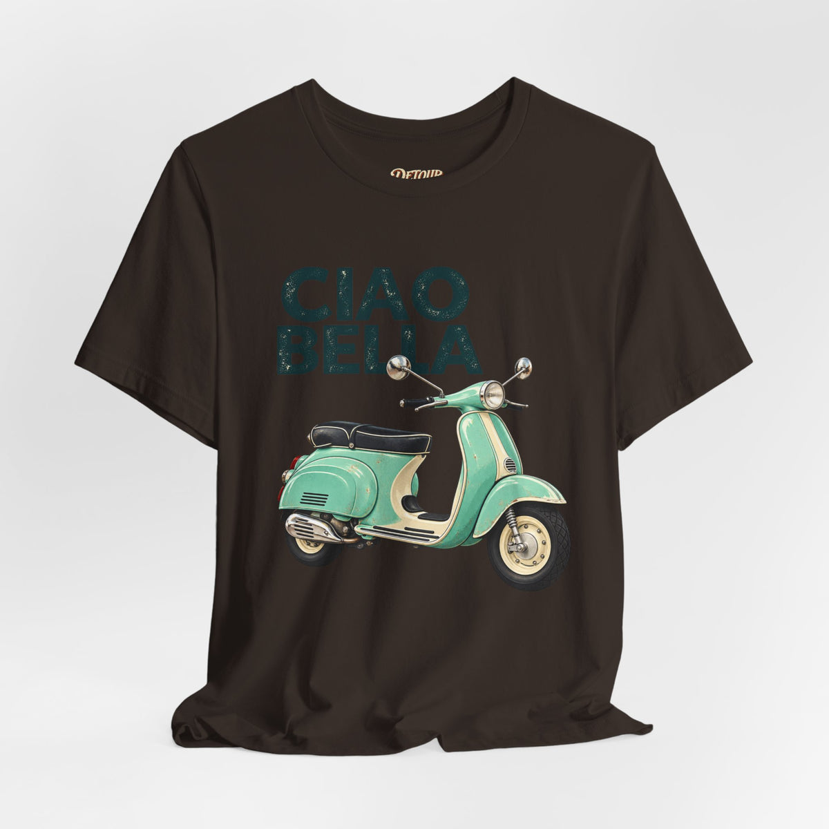 Ciao Bella Vespa Scooter Graphic T-Shirt