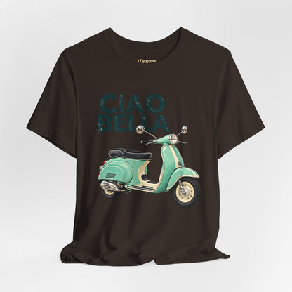 Ciao Bella Vespa Scooter Graphic T-Shirt