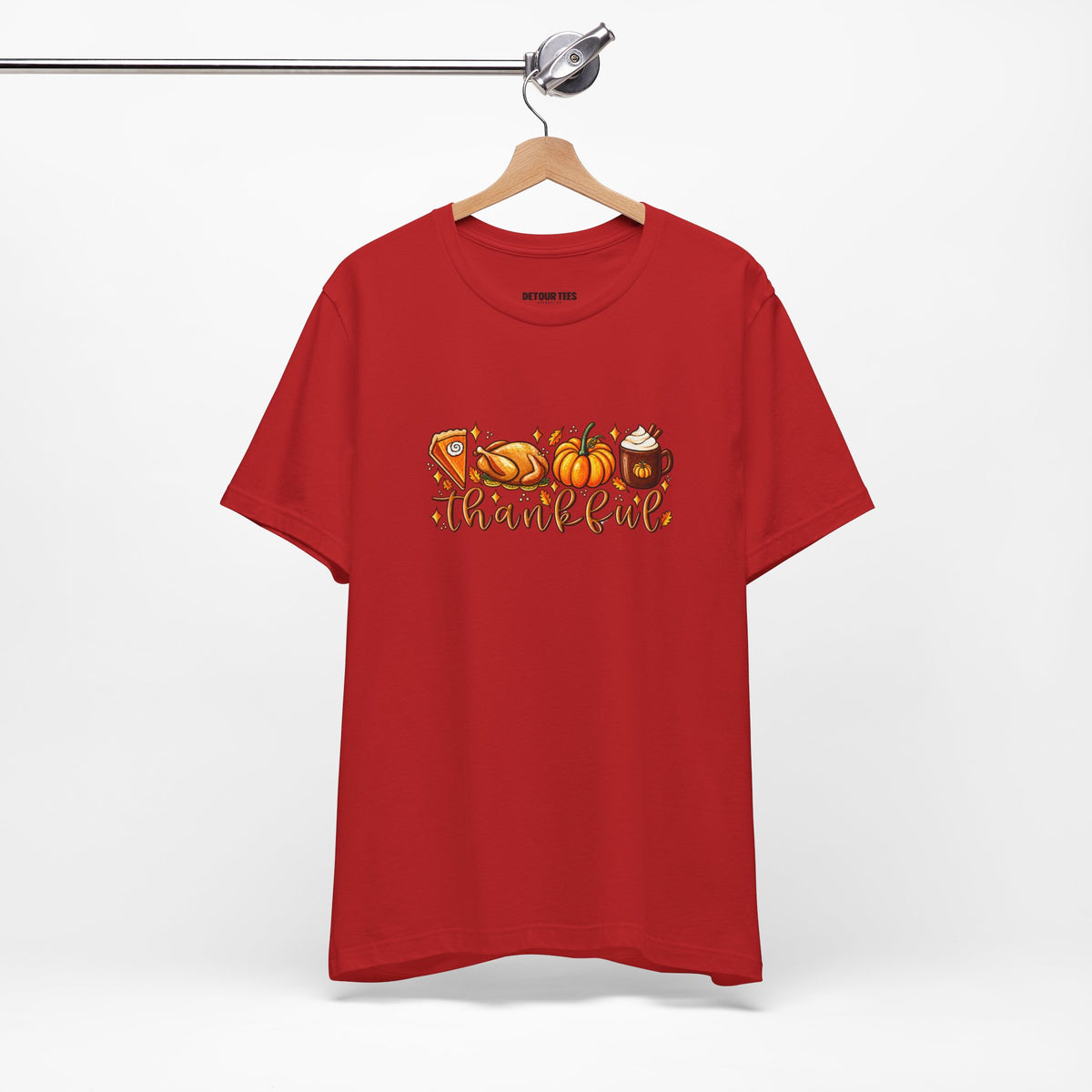 Thankful Harvest Tee — Thanksgiving Pumpkin & Pie Fall Shirt