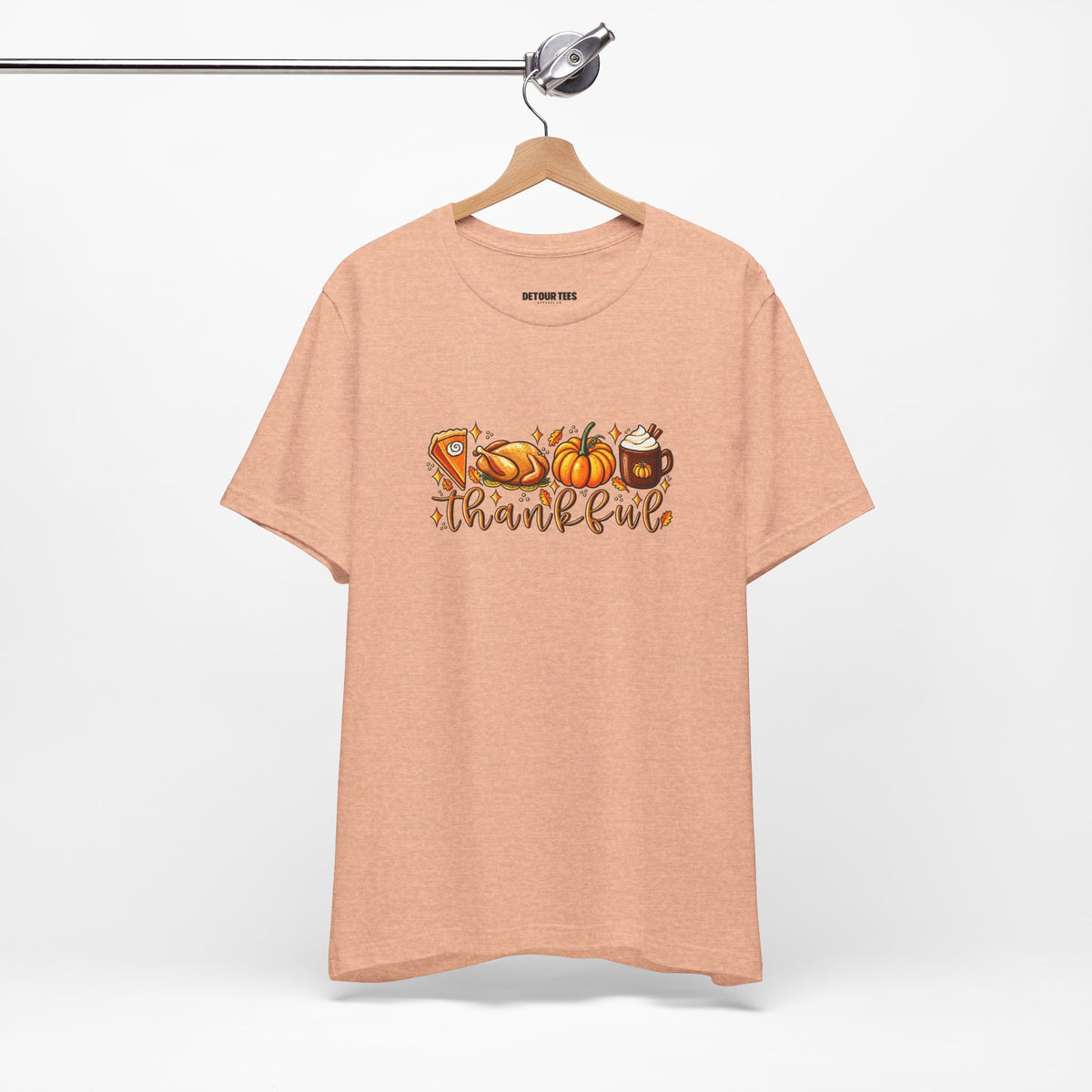 Thankful Harvest Tee — Thanksgiving Pumpkin & Pie Fall Shirt