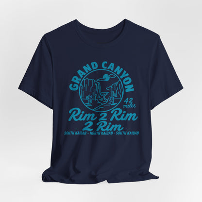 Grand Canyon Rim 2 Rim Graphic Tee — 42 Miles Adventure T-Shirt