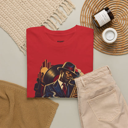 Saxophone Jazz Musician T-Shirt — Vintage Sax Player Tee