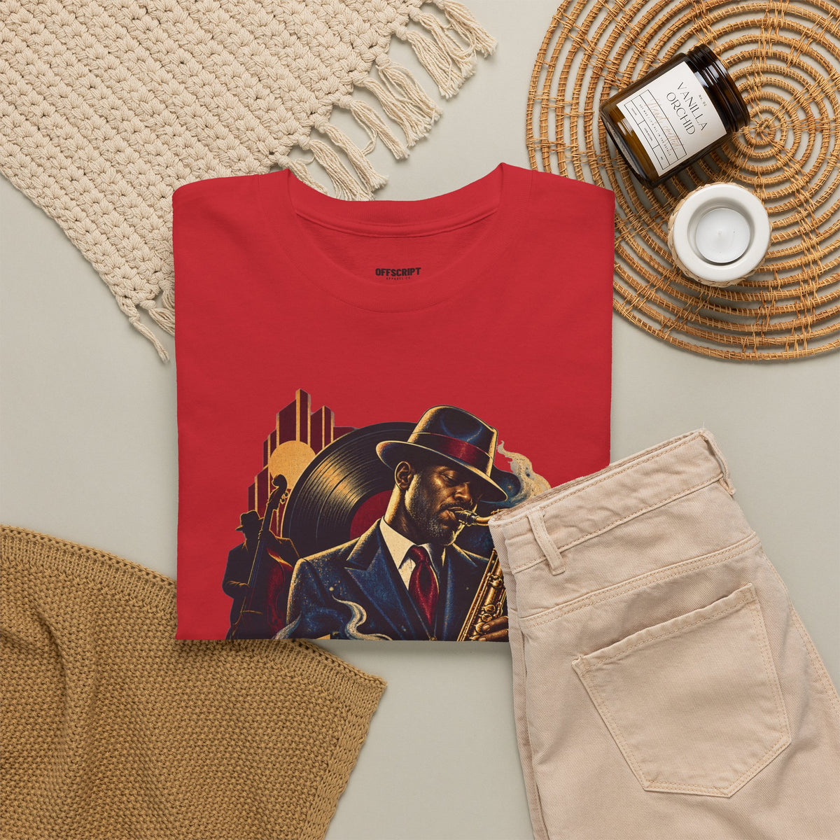 Saxophone Jazz Musician T-Shirt — Vintage Sax Player Tee