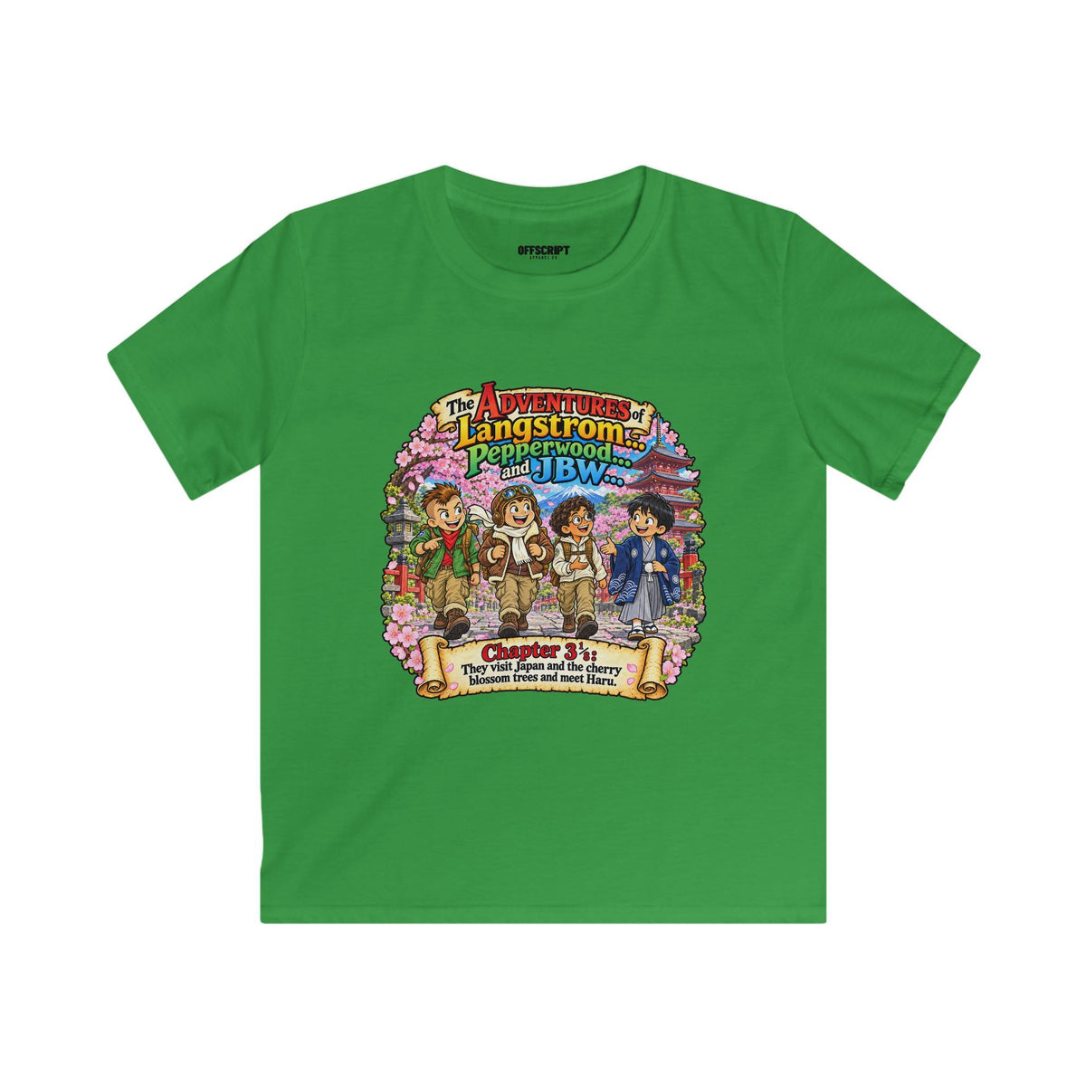 Kids Adventure Tee — 'The Adventure of Langstroth & Pepperwood' Illustrated Story Shirt