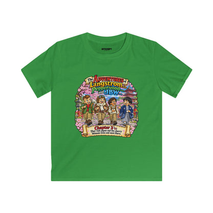 Kids Adventure Tee — 'The Adventure of Langstroth & Pepperwood' Illustrated Story Shirt