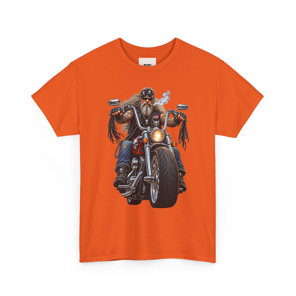 Biker Motorcycle Rider Graphic Tee — Vintage Road Rebel T‑Shirt