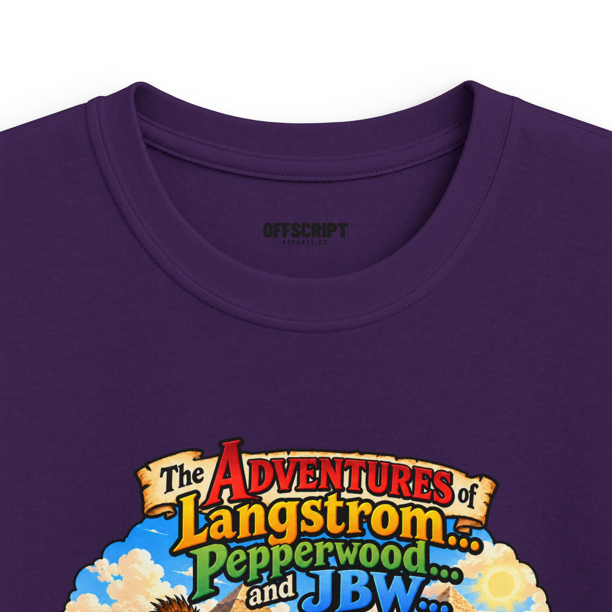 Kids Adventure T‑Shirt — "The Adventures of Langstrom & Pepperwood" Fantasy Design