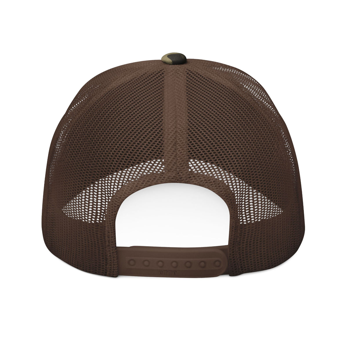 Camouflage Trucker Hat — Embroidered 'Buckfever' Buck Antler Logo