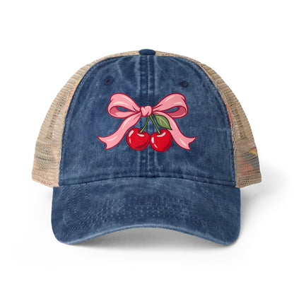 Women's Washed Mesh-Back Cap