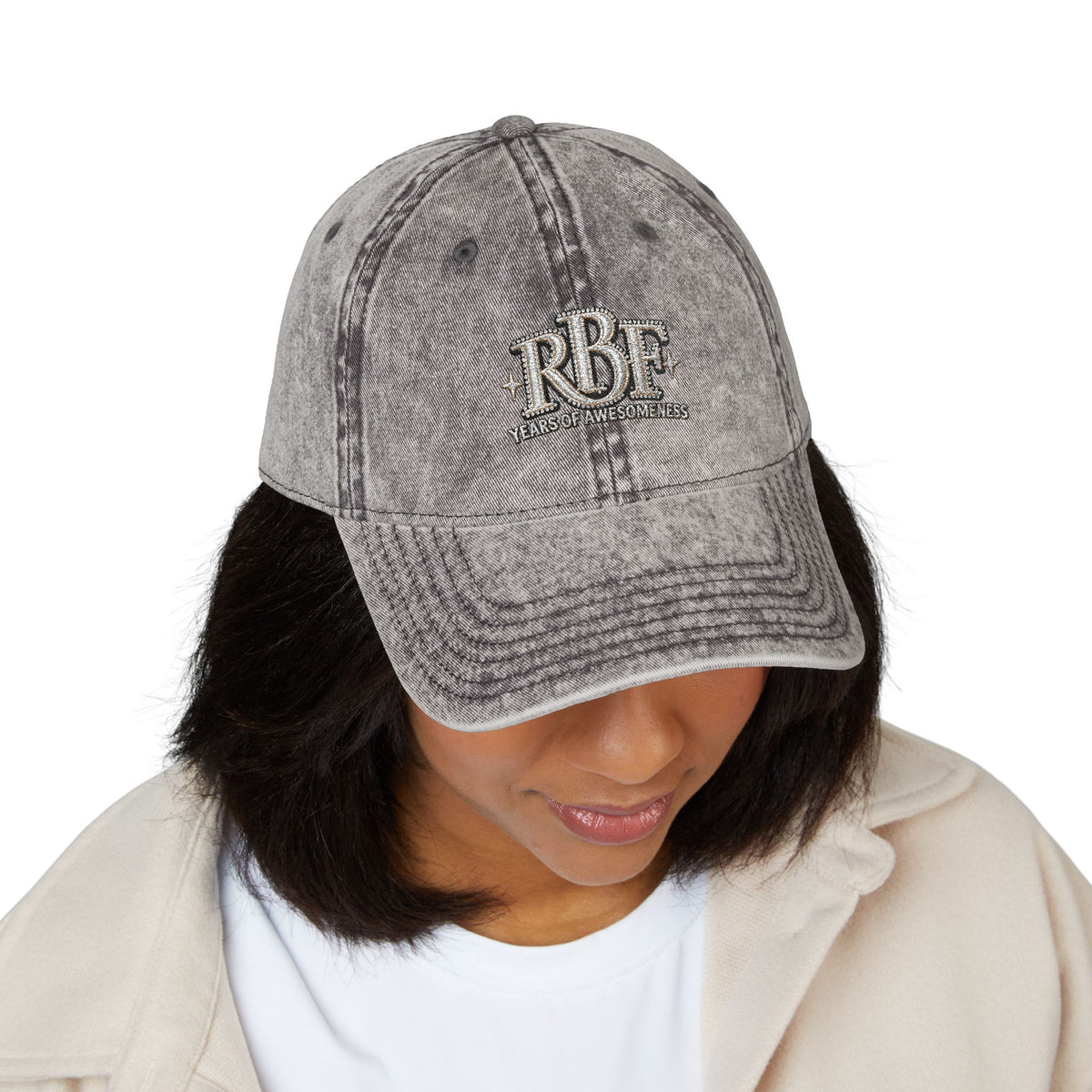 Vintage Embroidered Baseball Cap — RBF Crest