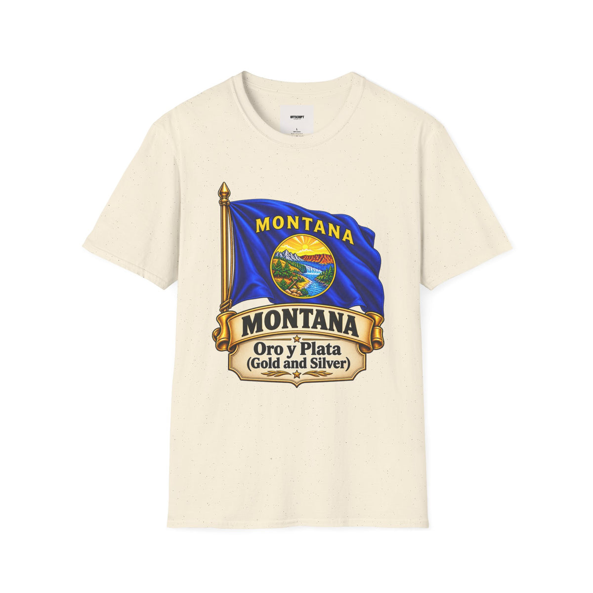 Montana Flag T-Shirt — State Seal "Oro y Plata (Gold and Silver)" Graphic Tee