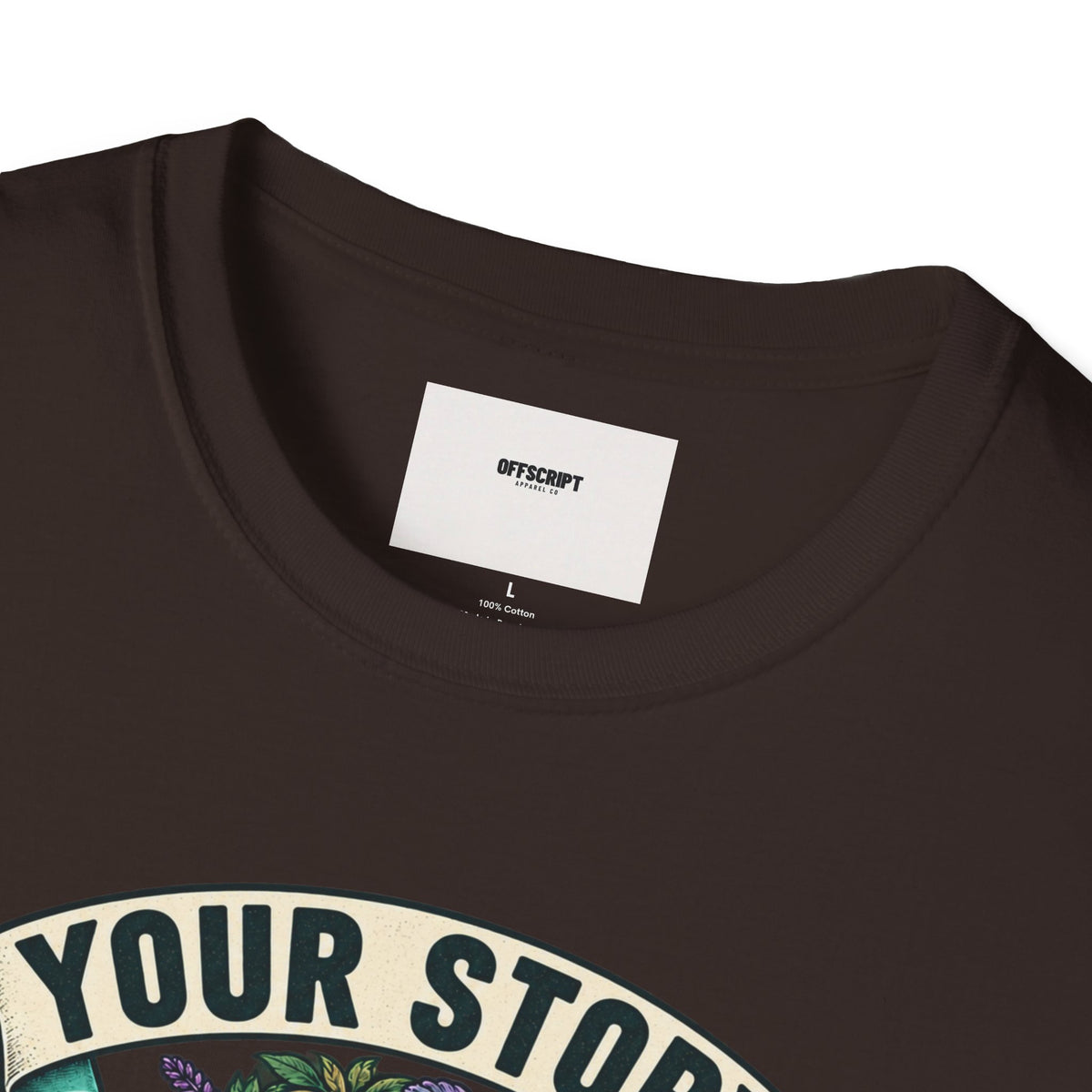 'Your Story Isn't Over' Floral T-Shirt — Inspirational Mental Health Tee
