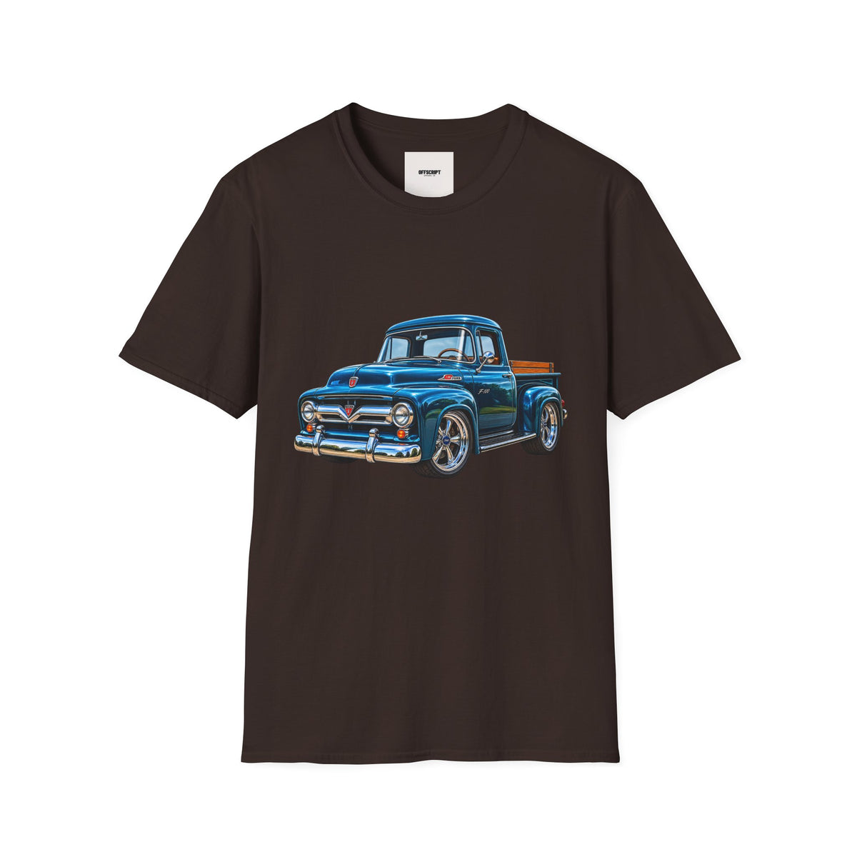 Vintage Blue Pickup T‑Shirt — Classic Retro Truck Graphic Tee