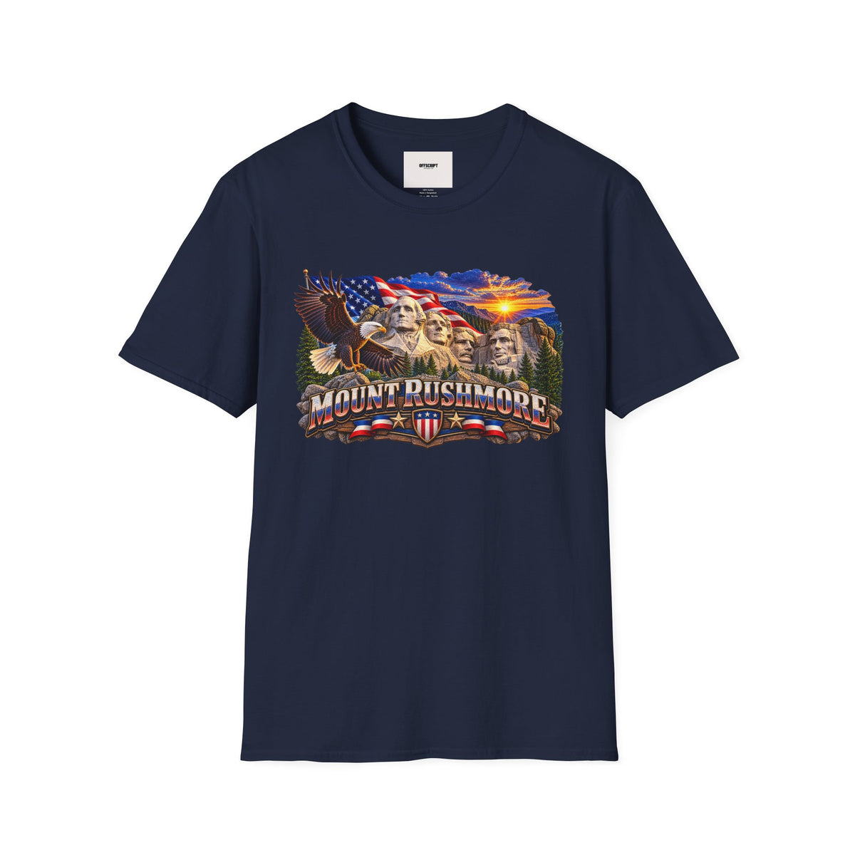 Mount Rushmore Graphic T-Shirt — Patriotic American Landmark Tee