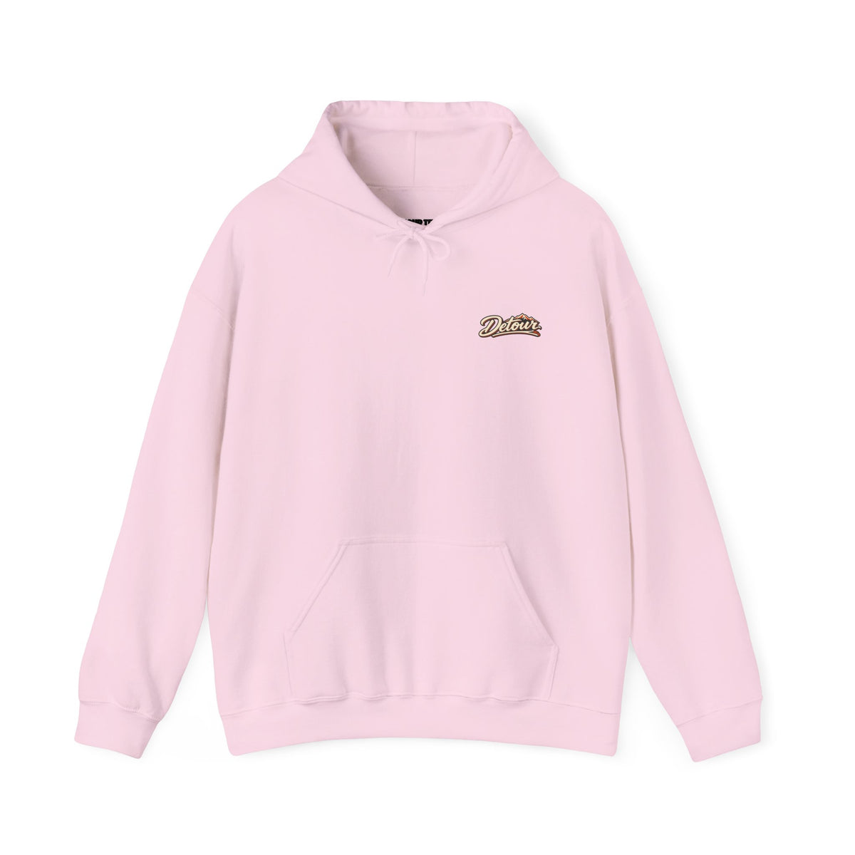 Detour Vintage Hot Rod Hoodie — "Take The Long Way" Classic Car Sweatshirt