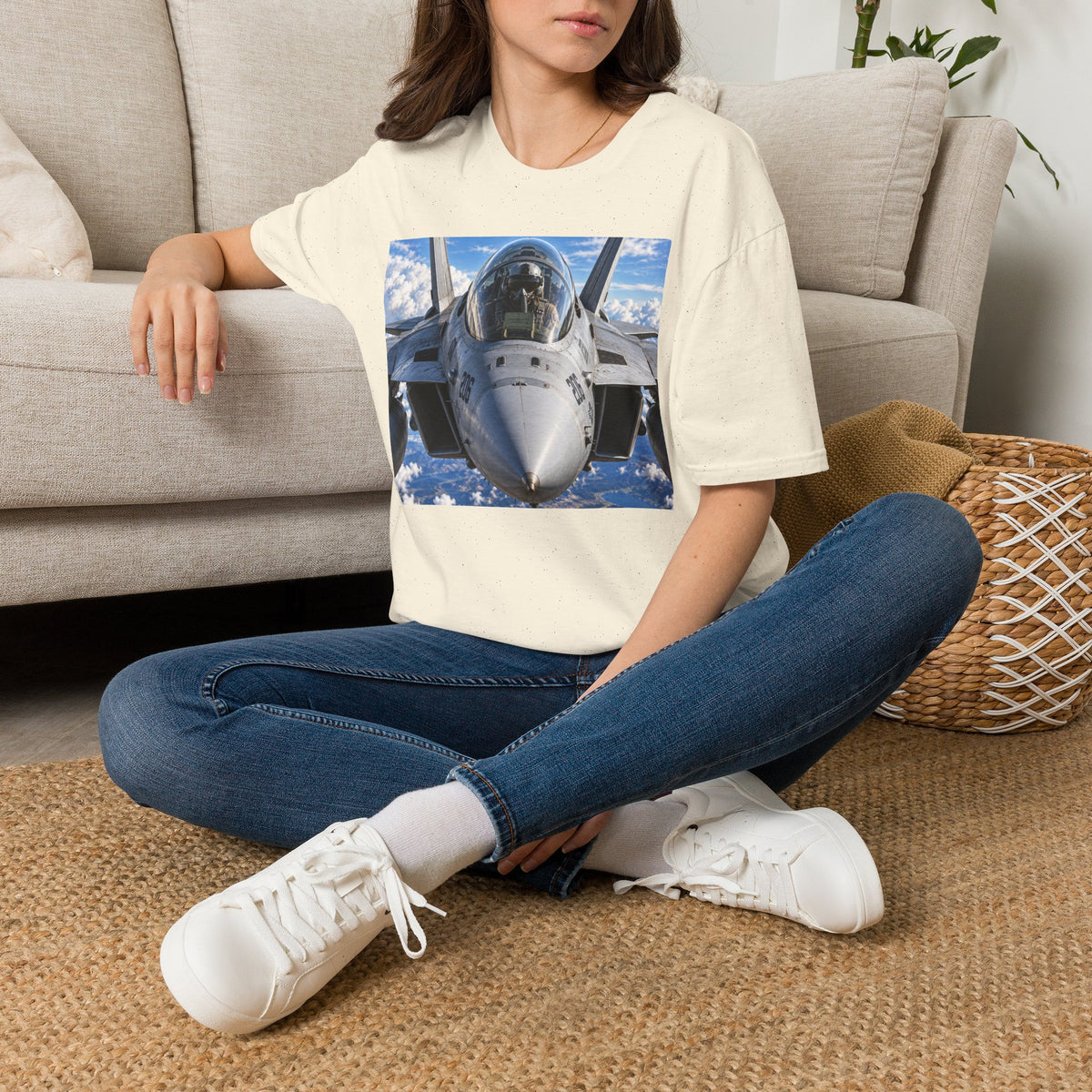 Fighter Jet Pilot Photo T-Shirt
