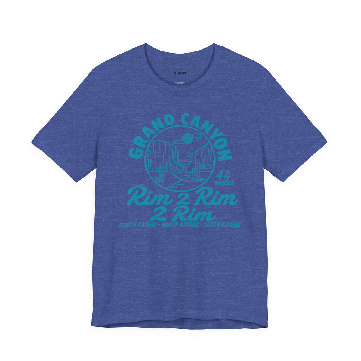 Grand Canyon Rim 2 Rim Graphic Tee — 42 Miles Adventure T-Shirt