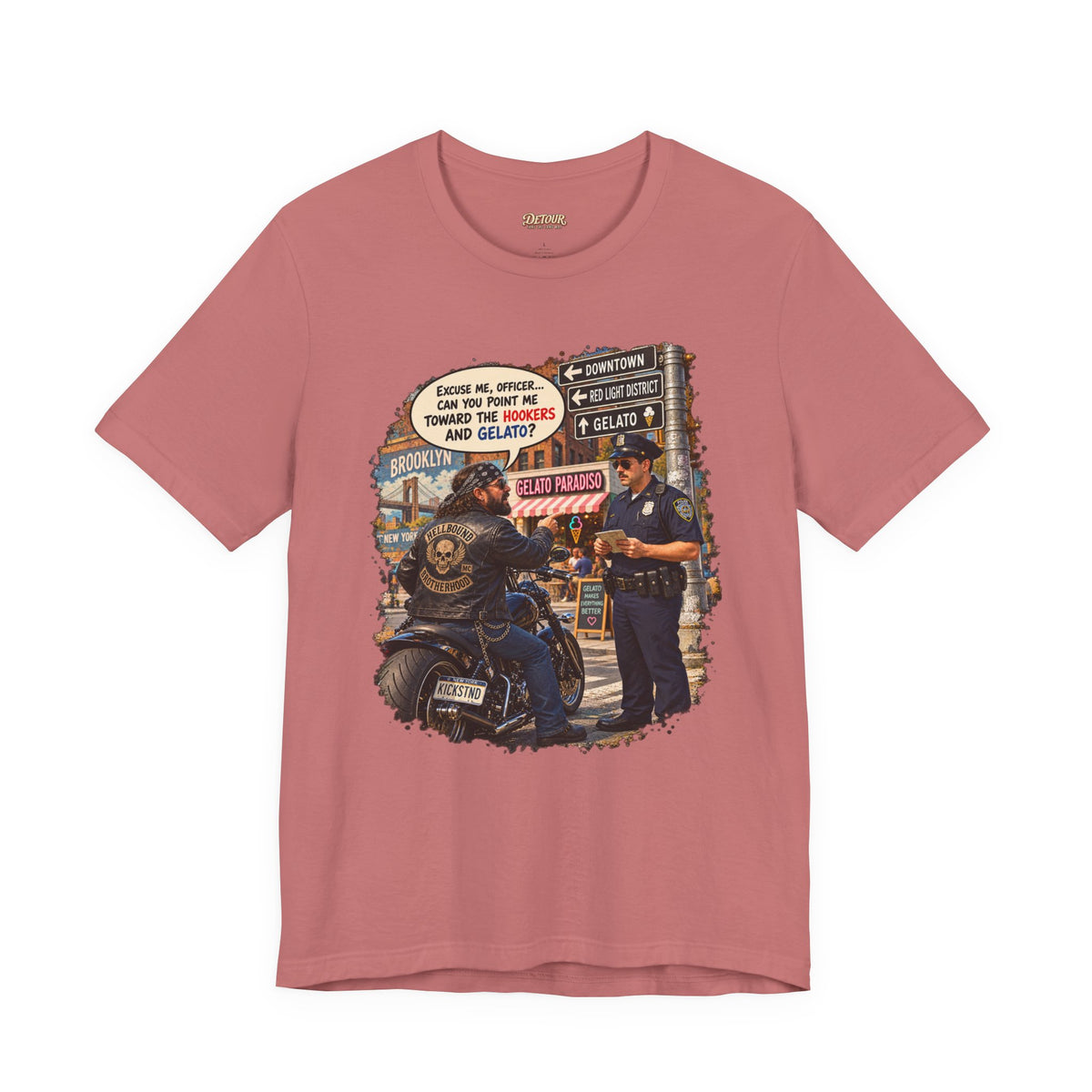 Motorcycle Rider Vintage Graphic Tee