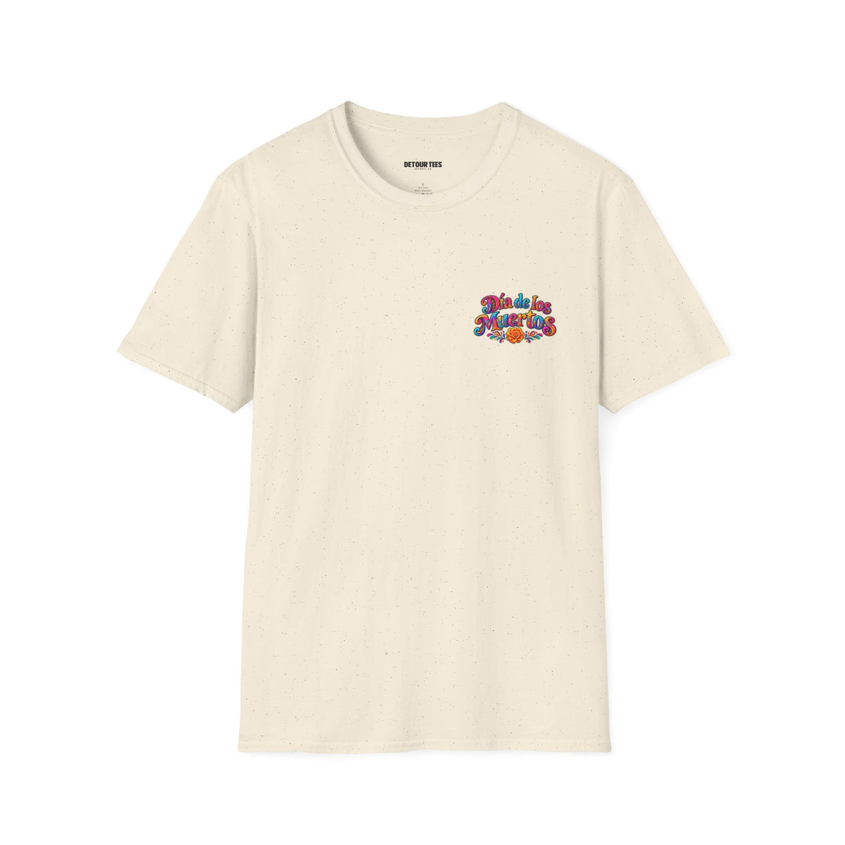 Sugar Skull T-Shirt — Colorful Day of the Dead Floral Skull Tee