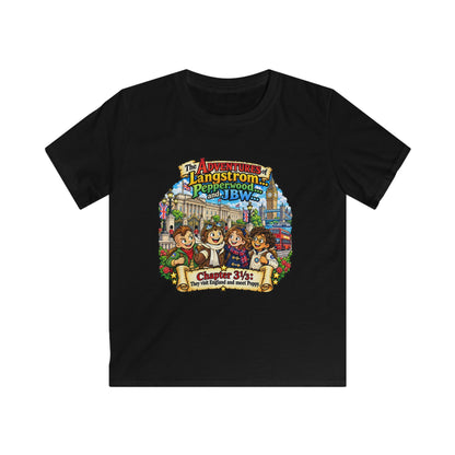 Kids T‑Shirt — 'The Adventures of Langstrom & Pepperwood' Vintage Storybook Design