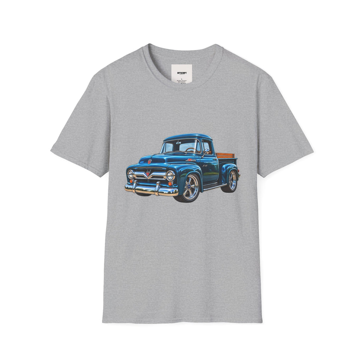 Vintage Blue Pickup T‑Shirt — Classic Retro Truck Graphic Tee
