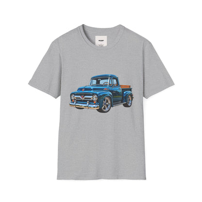 Vintage Blue Pickup T‑Shirt — Classic Retro Truck Graphic Tee