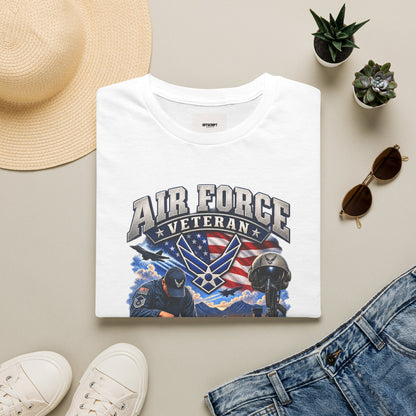 Air Force Veteran T-Shirt — Proudly Served Military Graphic Tee