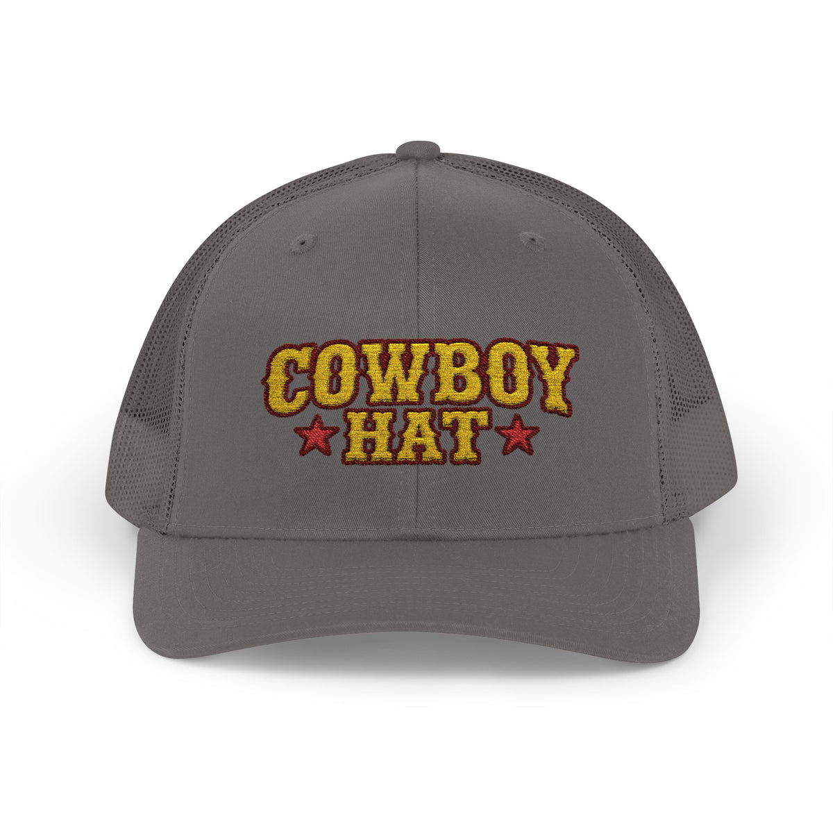 Cowboy Hat Snapback Trucker Cap – Western Rodeo Mesh Back Hat