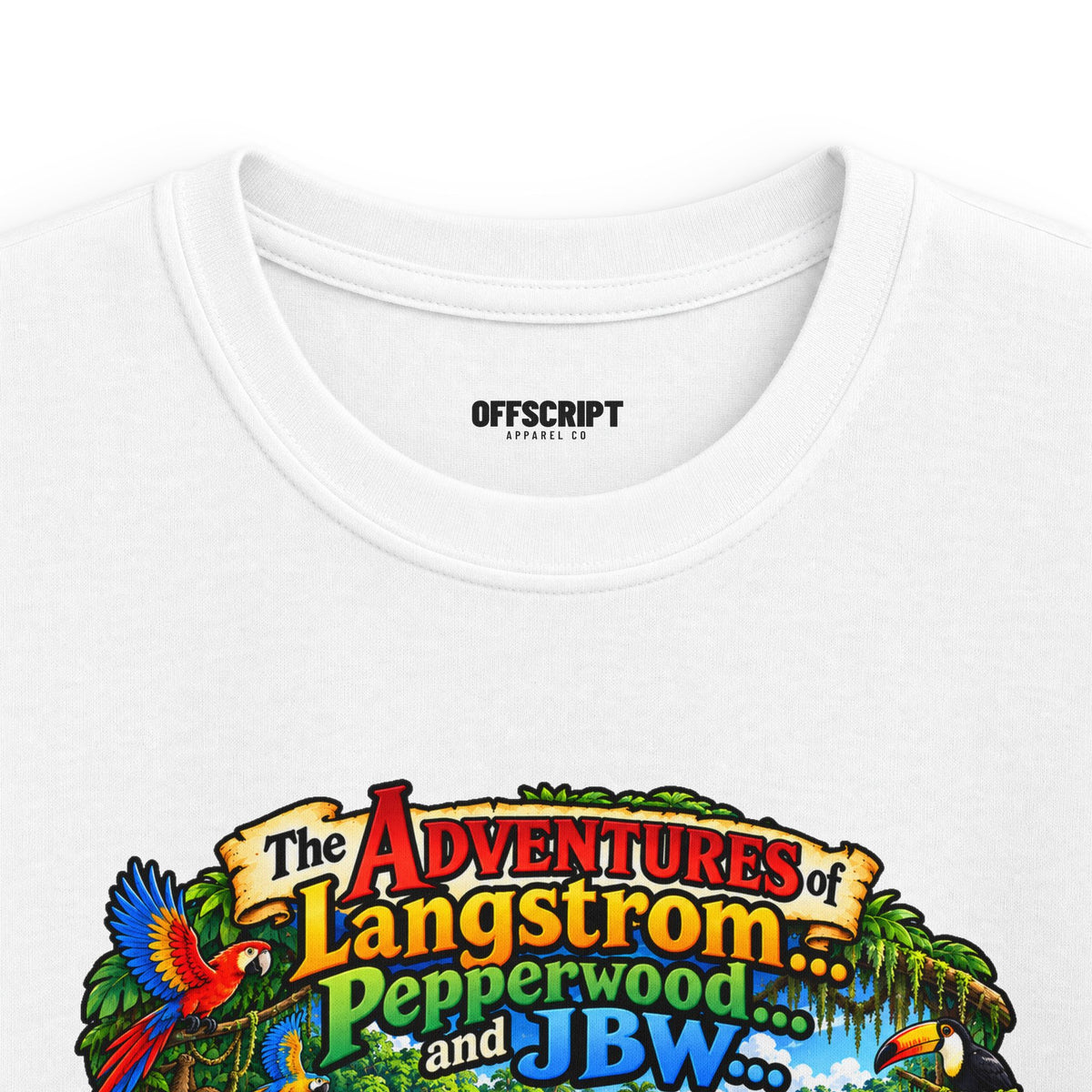 Kids Adventure Tee — 'The Adventures of Langstrom & Pepperwood' Vintage Storybook Graphic
