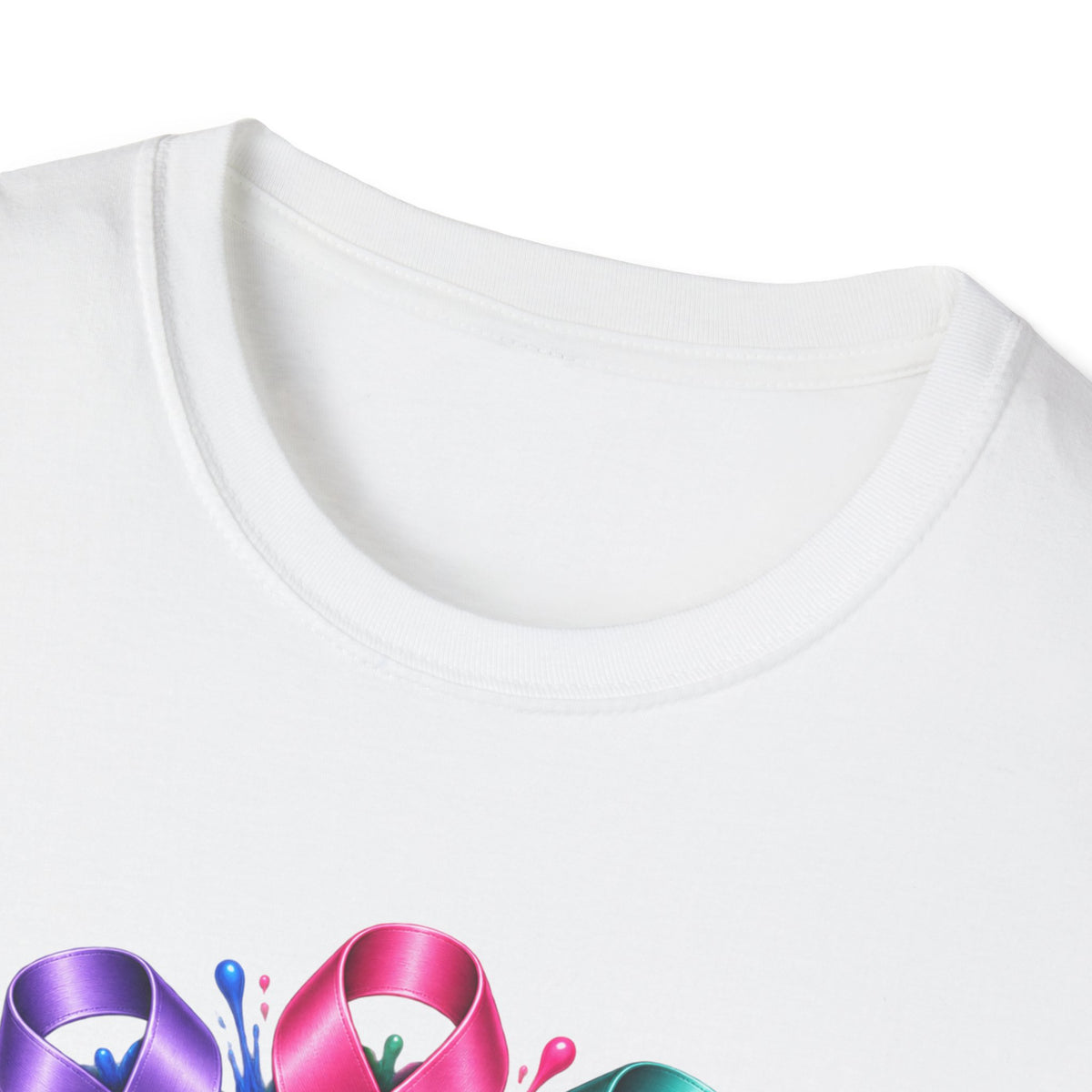 We Hate Cancer T-Shirt — Multicolor Cancer Awareness Ribbon Tee