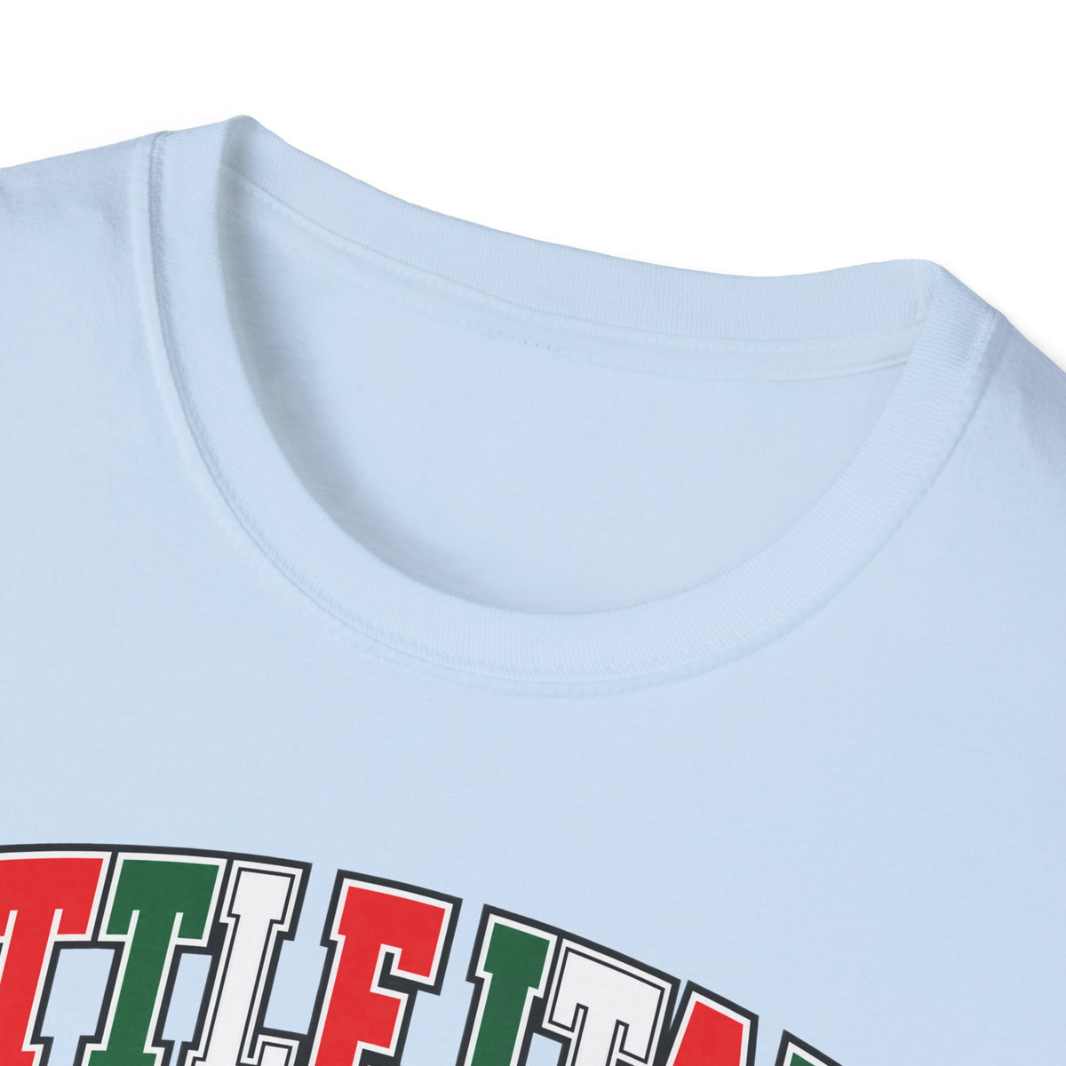 Little Italy T‑Shirt — Italian Flag Arch Graphic Tee