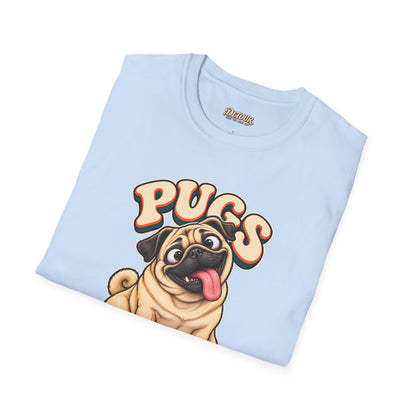 Pugs Not Drugs Funny Pug T-Shirt