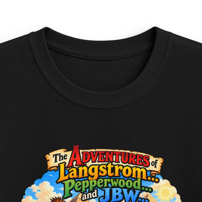 Kids Adventure T‑Shirt — "The Adventures of Langstrom & Pepperwood" Fantasy Design