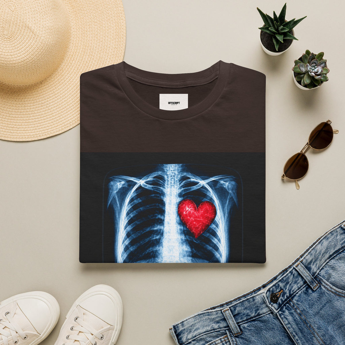 Radiology X-Ray Heart T-Shirt — "Radiology It's a Lifestyle" Tee for Radiologic Techs